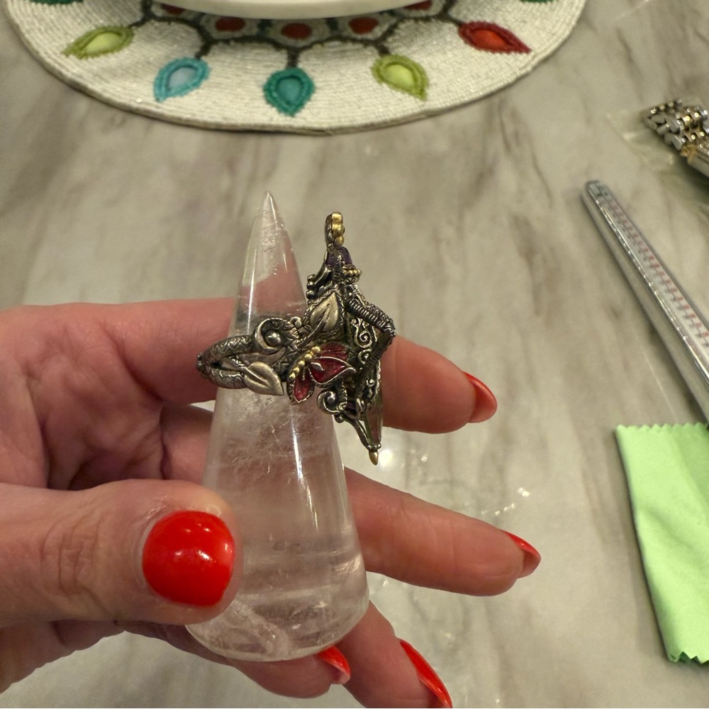 Barbara Bixby Grasshopper Ring - Picture 4 of 8